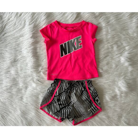Nike Kids Matching Sets - Pink, Gray, Black - Picture 2 of 10